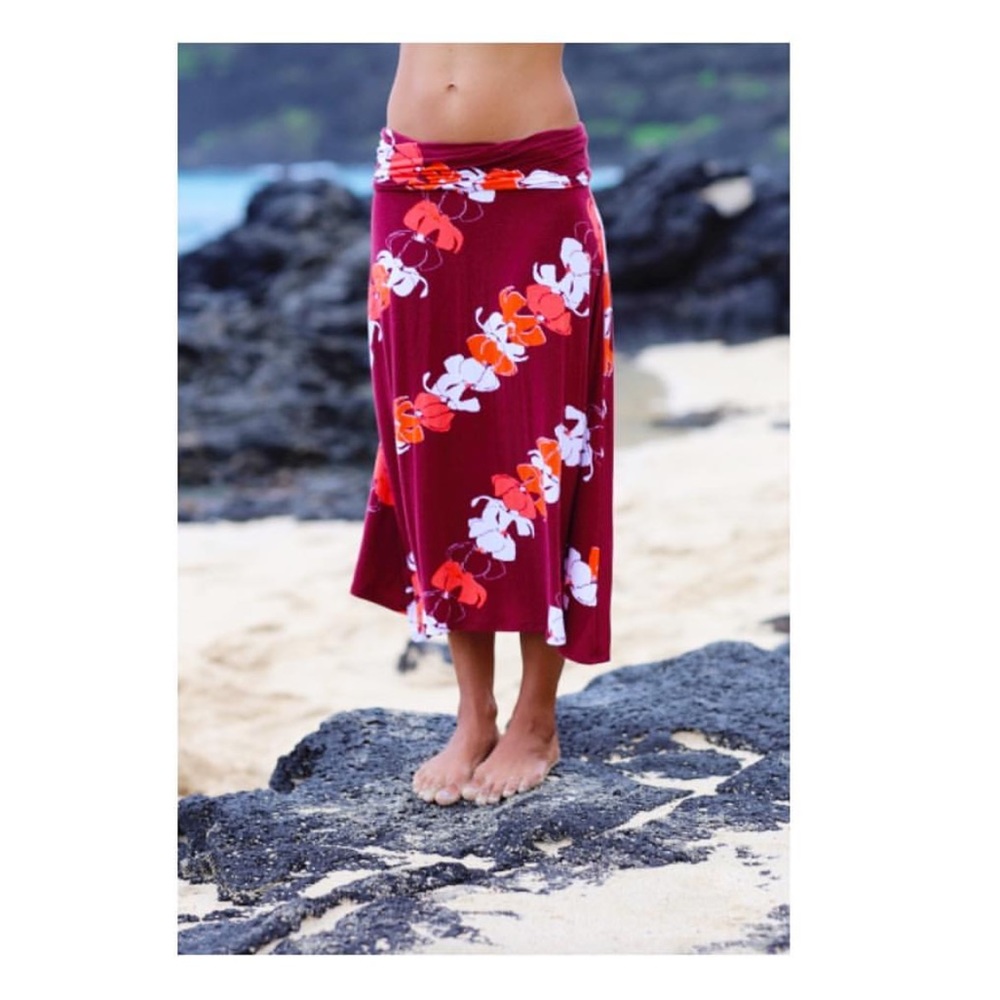 Nā‘ū print skirt/tube dress